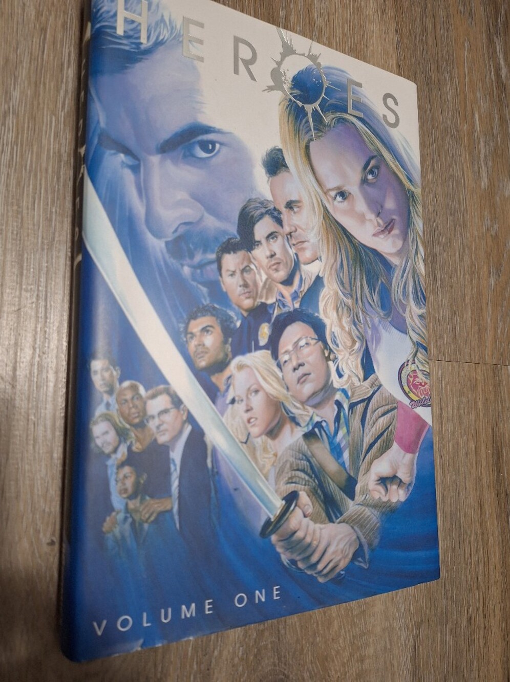 3/$20-Sale- Heroes Volume One Hardcover Graphic Novel - Blue Cover
